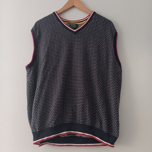 Brooks Brothers Other - Brooks Brothers St. Andrews Links Cotton Sweater Vest XL